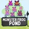 Monster Frog Pond is one of three interactive storybooks, along with Monster Birthday Surprise, and Monster Music Factory, brought to you by Professor Ginsboo's Magical Number Production Company