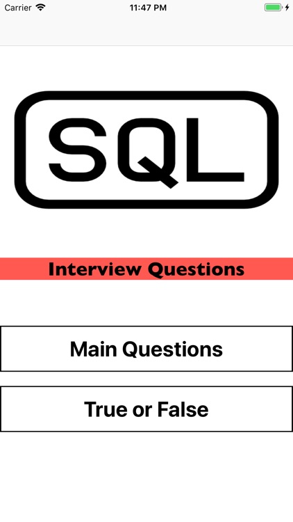 SQL Interview Questions