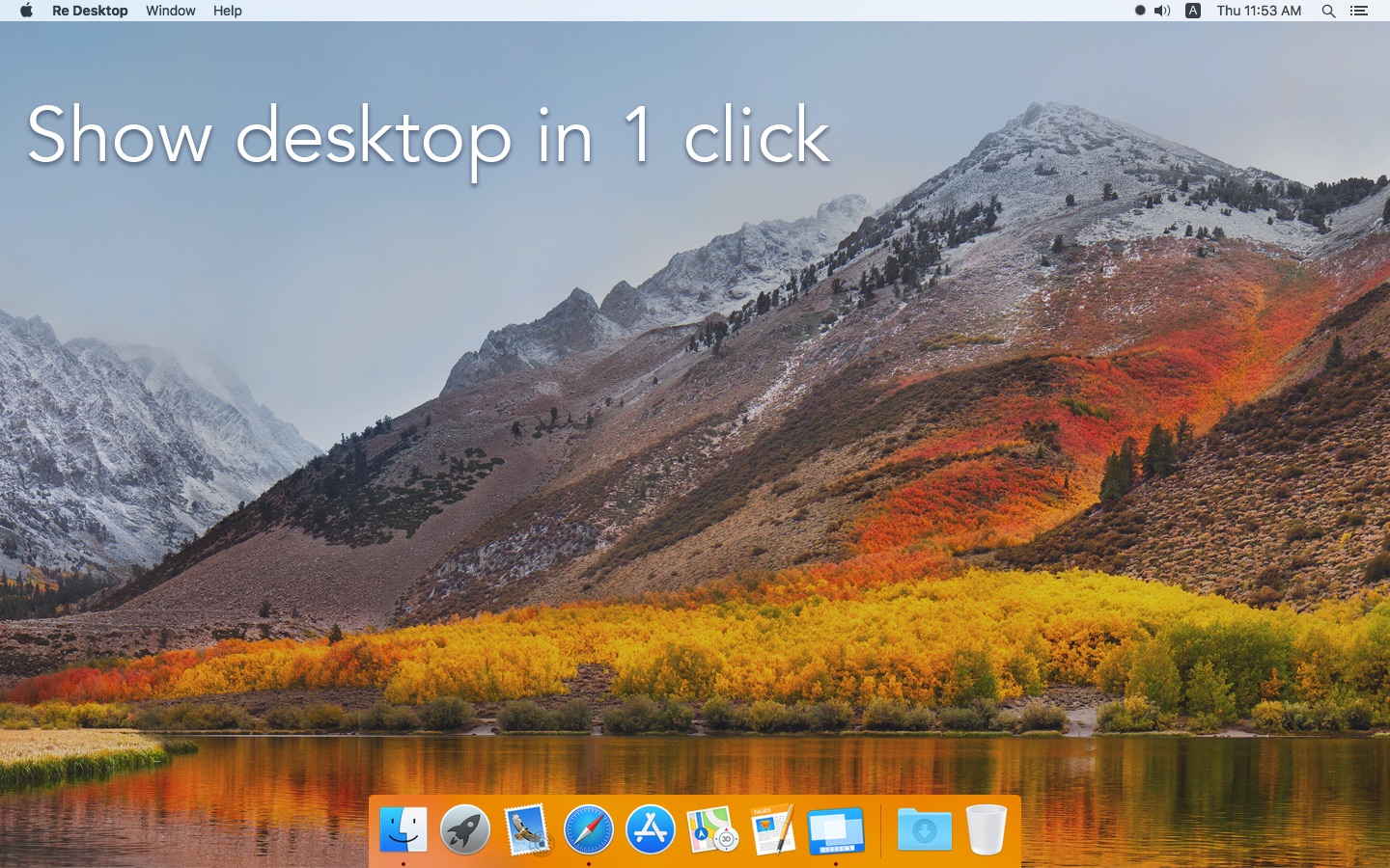 Screenshot do app Re Desktop