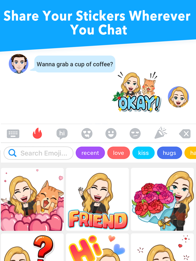 ‎Emoji Face, Stickers: Zmoji Me Screenshot