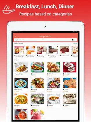 Skærmoptagelse 7 Recipe World - Healthy Recipes iphone