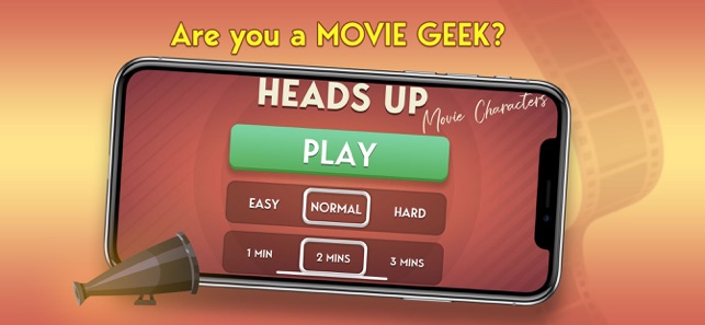 Heads Up: Movie Characters!