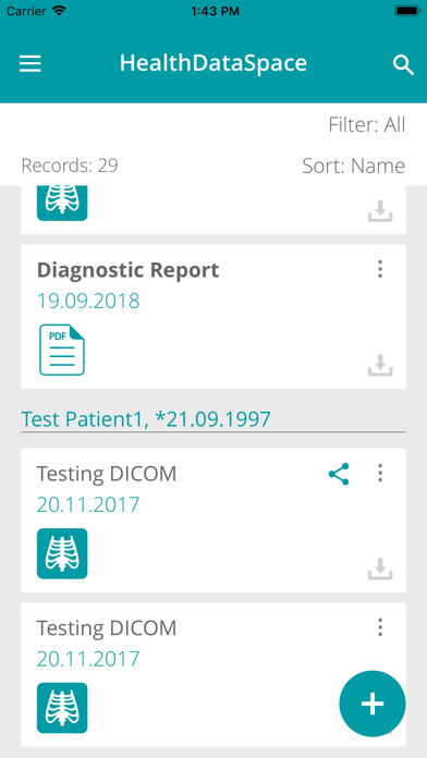 HealthDataSpace screenshot 2