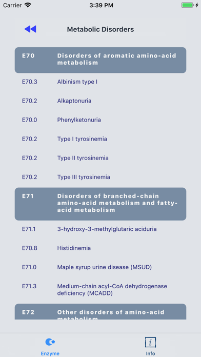 Enzyme Defects screenshot 3