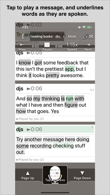 Würd Voice messaging screenshot-3