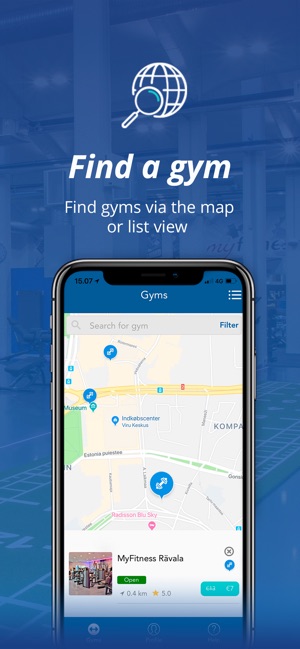 TrainAway:Find fitness and gym