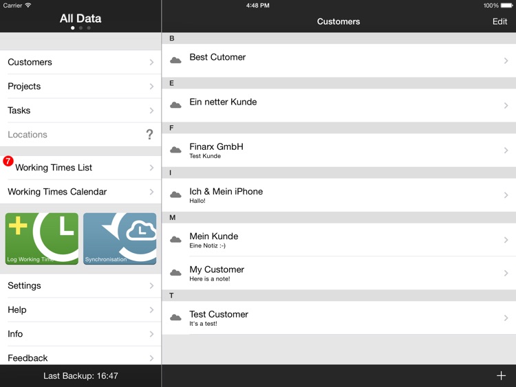 Qlaqs Timesheet HD screenshot-3