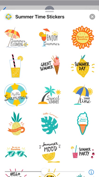 It's Summer Time Stickers