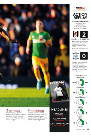 Fulham FC Programme screenshot 4