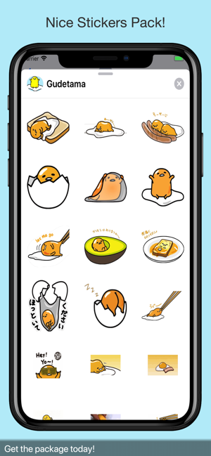 Gudetama Egg Animated Stickers(圖1)-速報App