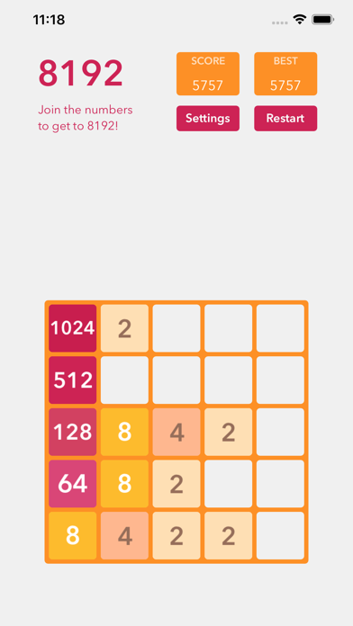 2048 - Sliding Block Puzzle screenshot 4