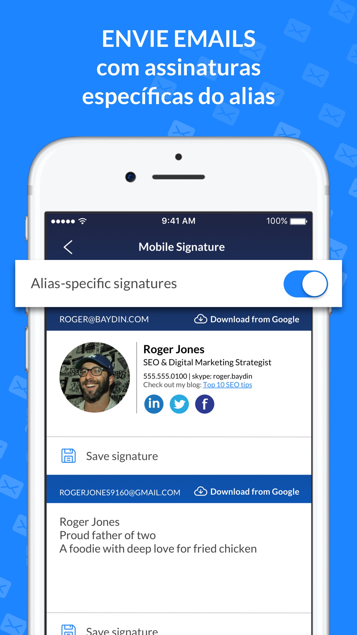 Screenshot do app Cliente de email - Boomerang