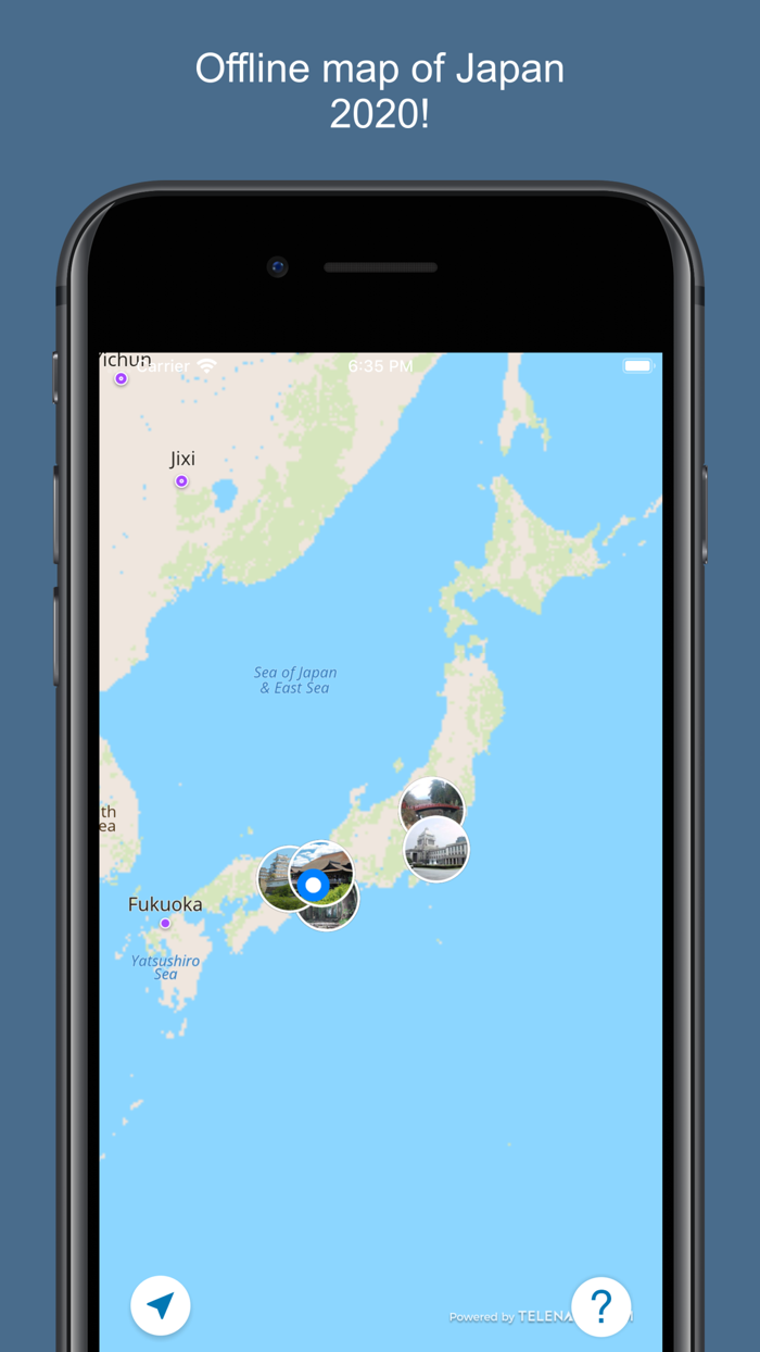 Japan 2020 — offline map