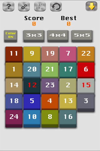 Number Slide-15 Fifteen puzzle screenshot 4
