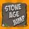 Stone Age jump is a one-button game