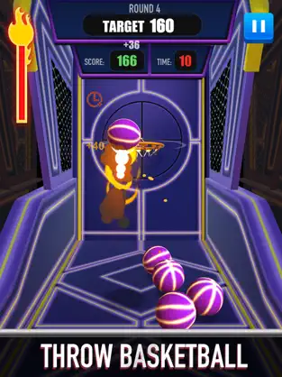 Captura de Pantalla 3 Score King-Basketball Games 3D iphone