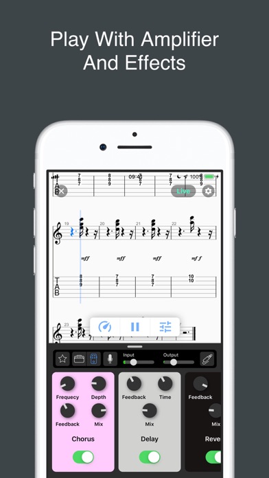 Tab PlayAlong - Tab Player&Amp screenshot 2