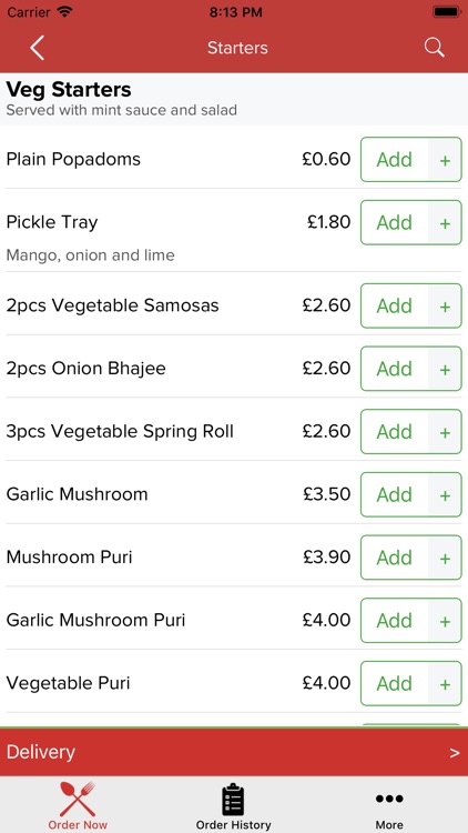 Duffield Balti Desserts