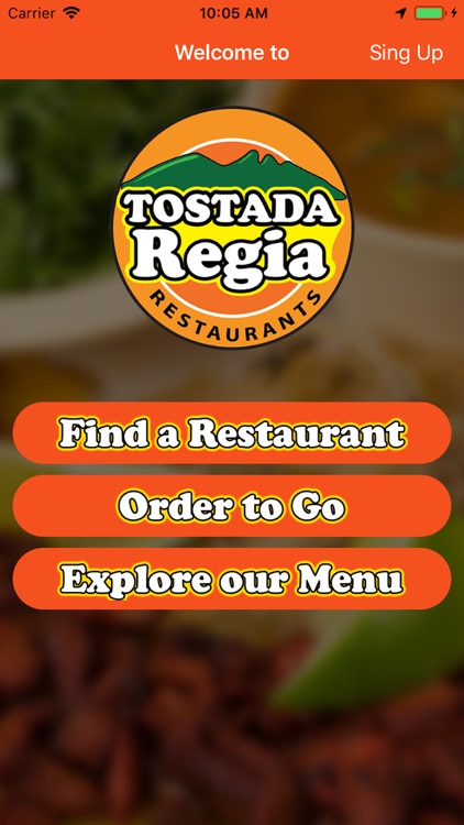 Tostada Regia