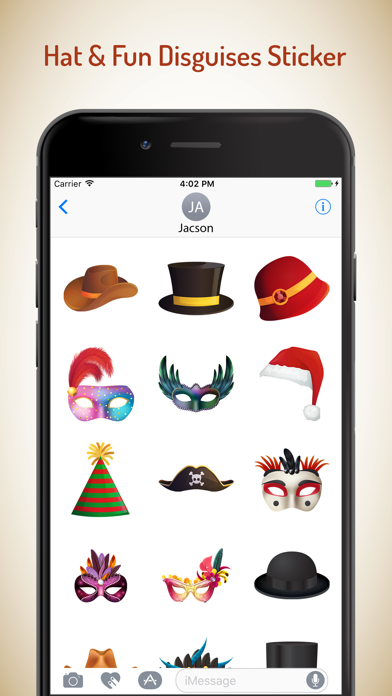 Hat Sticker Emojis screenshot 2