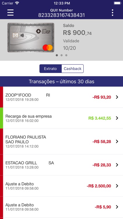 Cartão CLASP screenshot-4