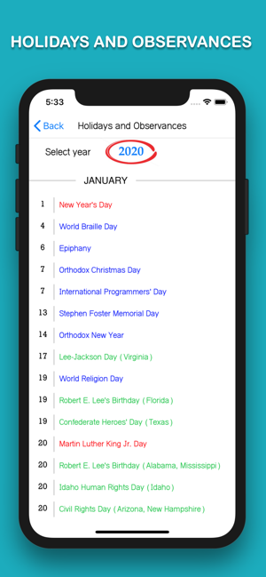 US Holiday Calendar(圖4)-速報App