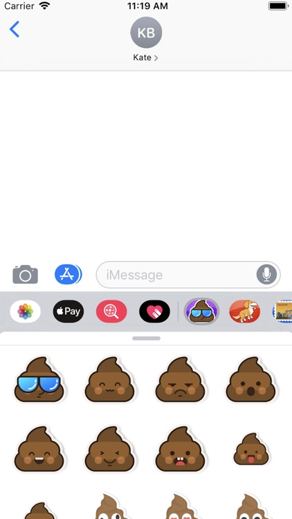 Funny-Poo Emojis Stickers