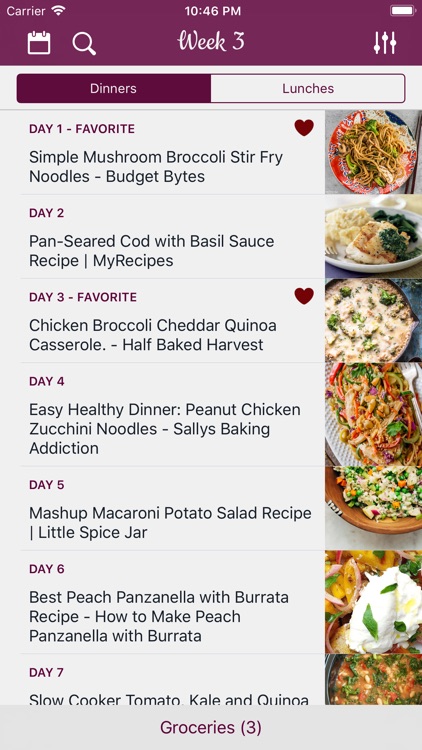 Weekly Chefs - Meal planner screenshot-0