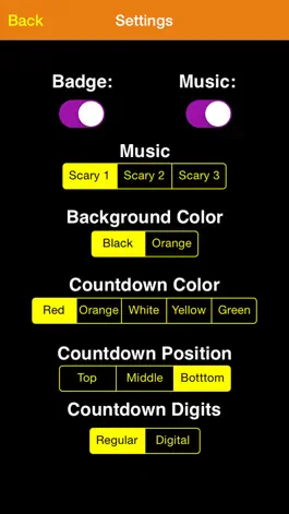 Game screenshot iHalloween Countdown hack