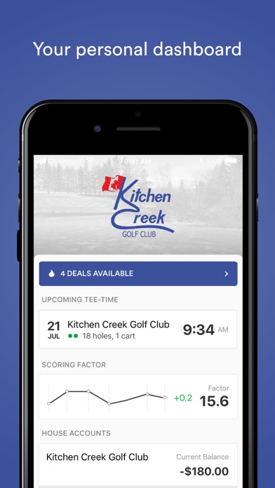 Kitchen Creek Golf screenshot 2