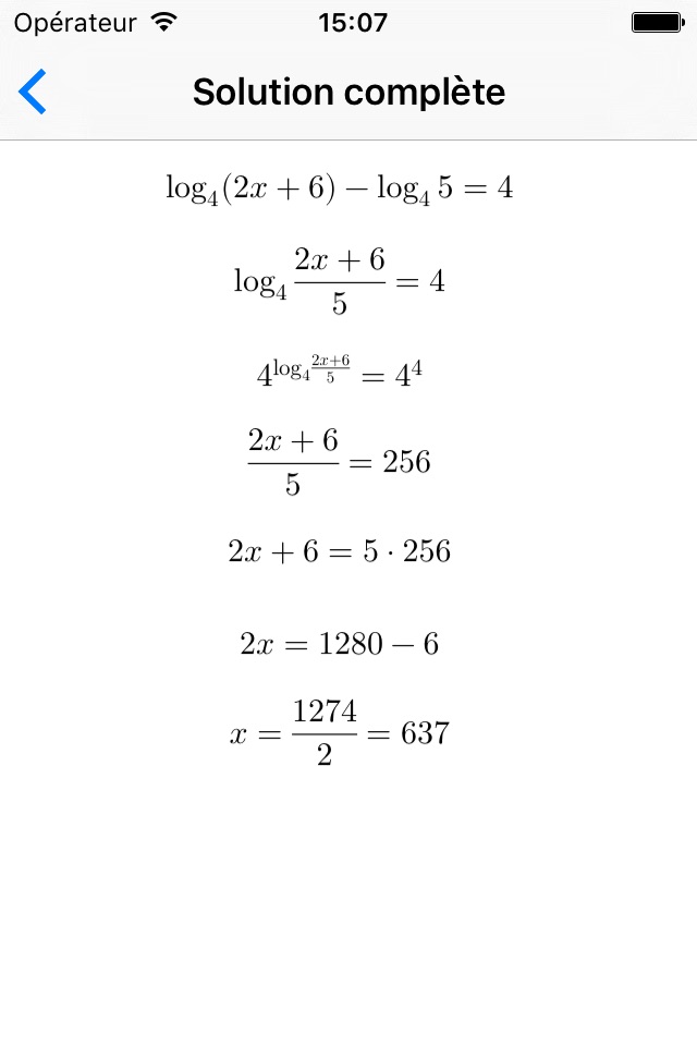 Logarithms screenshot 4