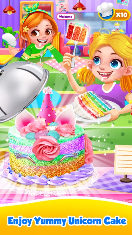 Unicorn Food - Rainbow Cake