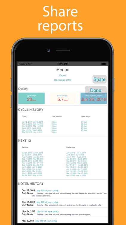 iPeriod Period Tracker + screenshot-9