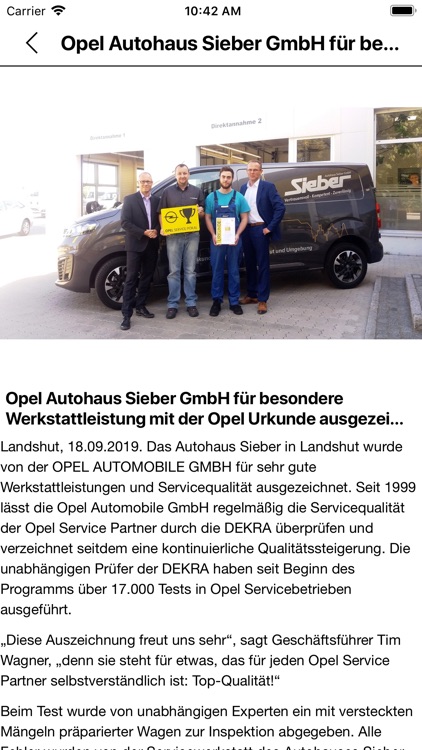 Autohaus Sieber LA - DGF - MAI