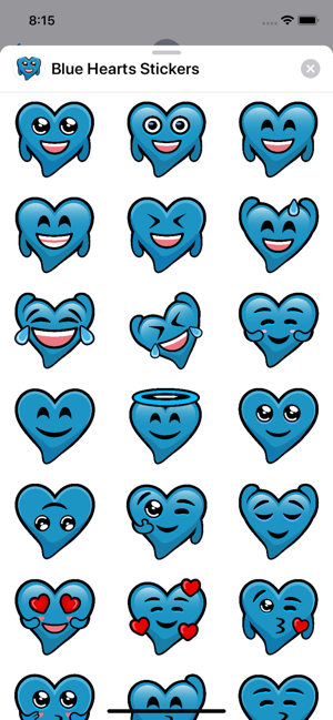 Blue Hearts stickers(圖2)-速報App