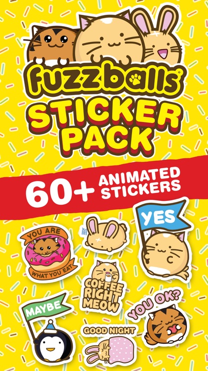 Fuzzballs Animated Stickers