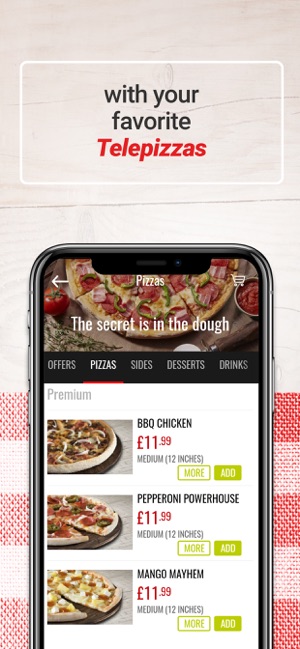 Telepizza Food Delivery Im App Store