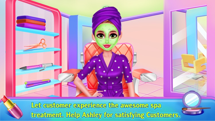 Ashleys Beauty Salon Dressup screenshot-3