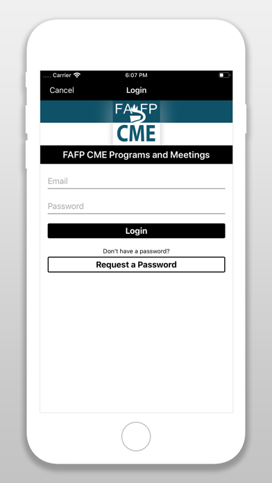 How to cancel & delete FAFP CME Programs and Meetings from iphone & ipad 4