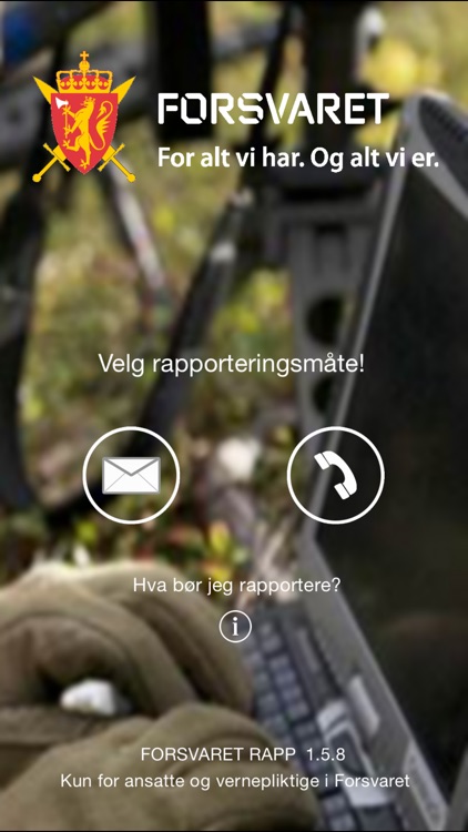 Forsvaret Rapp