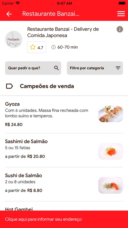 Restaurante Banzai Delivery screenshot-3