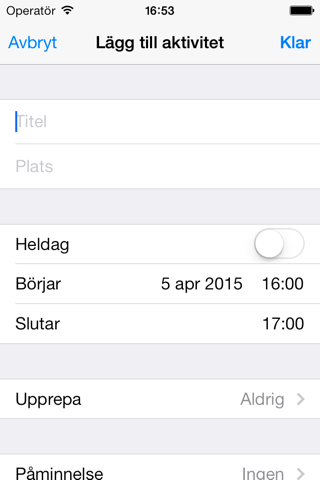 Calender for Scandinavia screenshot 4