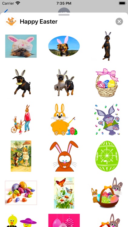 Happy Easter Emoji Stickers screenshot-4