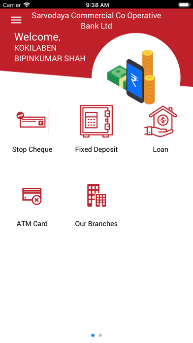 How to cancel & delete Sarvodaya Comm. Co-op Bank Ltd from iphone & ipad 3