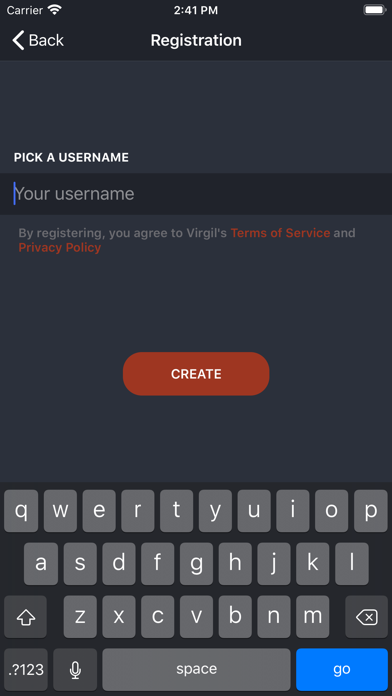 Virgil Messenger screenshot 2