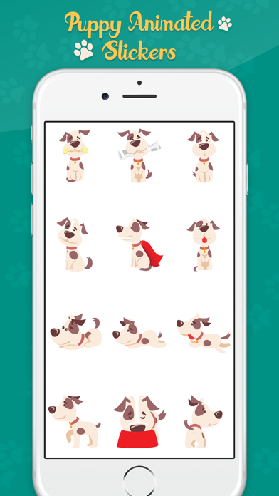 Animated Puppies Emojis screenshot 2