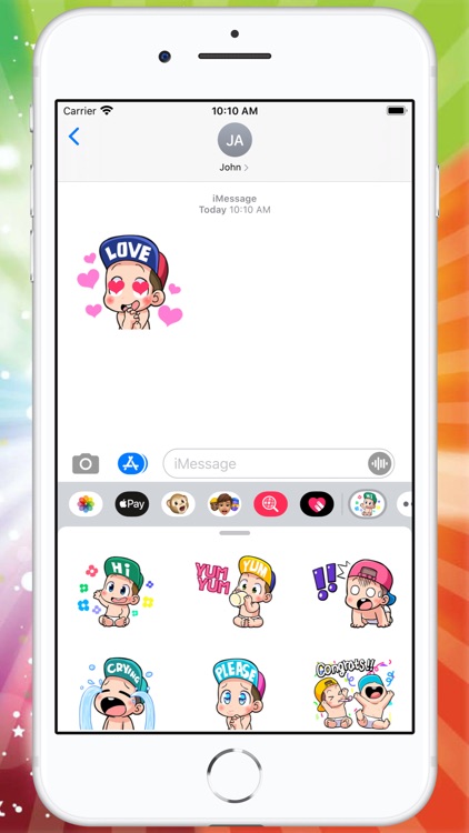 Naughty Baby Stickers screenshot-3