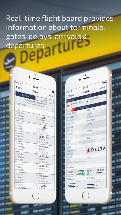 Flight Board & Status Track
