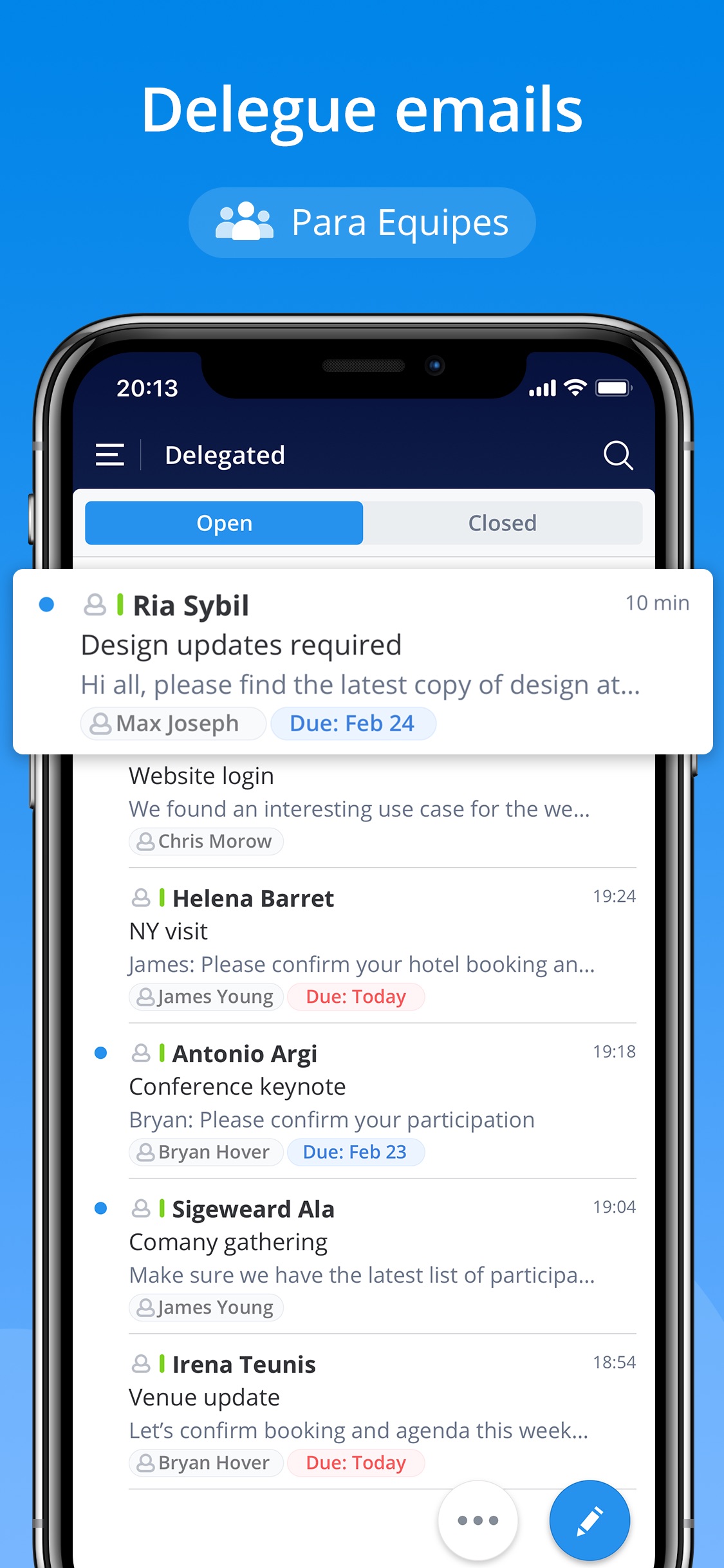 Screenshot do app Spark - Email App da Readdle
