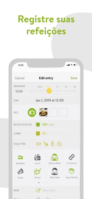rastreador diario de diabetes mysugr